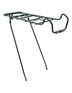 Portabulto trasero Acero. Negro 2