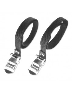Par correas calapi+ BTT nylãn. Negro