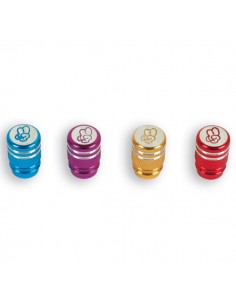 Juego tapones valvula tipo V. Negro