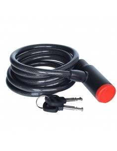 Candado BTT espiral llave plana