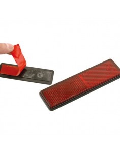 Reflex rectangular con adhesivo 91x25mm homologado