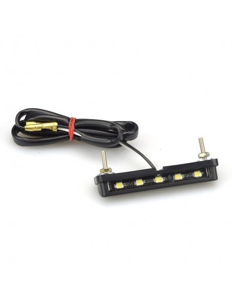 Luz de matricula LED V Parts Universal con tornillos 12V0.5W 68,5x15mm