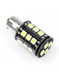 Lámpara LED BA15s 22 leds 12V Blanca