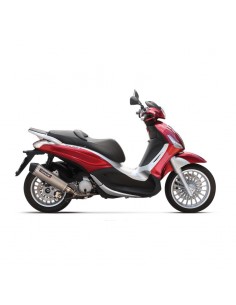 Escape homologado Yasuni 4T Silenc. Titanio Piaggio Beverly 350 TUB452