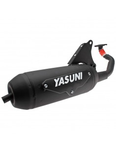 Escape tipo original Yasuni Minarelli Horizontal AC/LC 2T Aerox / Jog / SR TUB010