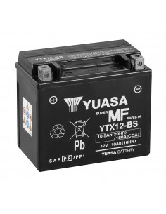 Batería Yuasa YTX12-BS Combipack (con electrolito)