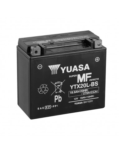 Batería Yuasa YTX20L-BS Combipack (con electrolito)