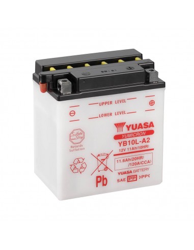 Batería Yuasa YB10L-A2 Combipack (con electrolito)