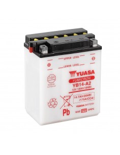 Batería Yuasa YB14-A2 Combipack (con electrolito)