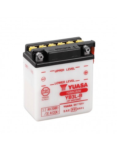 Batería Yuasa YB3L-B Combipack (con electrolito)