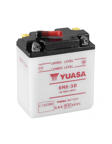 Batería Yuasa 6N6-3B Dry charged (sin electrolito)