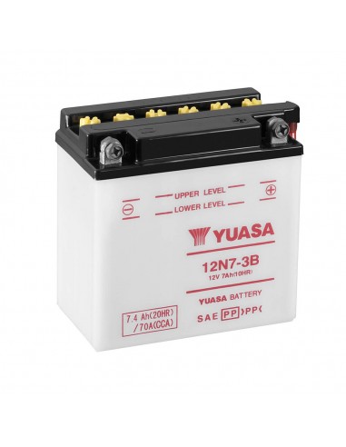 Batería Yuasa 12N7-3B Combipack (con electrolito)