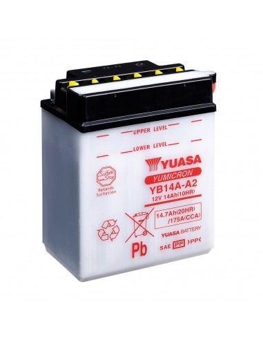 Batería Yuasa YB14A-A2 Combipack (con electrolito)