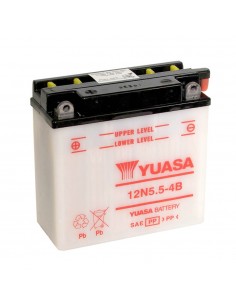 Batería Yuasa 12N5.5-4B Dry charged (sin electrolito)