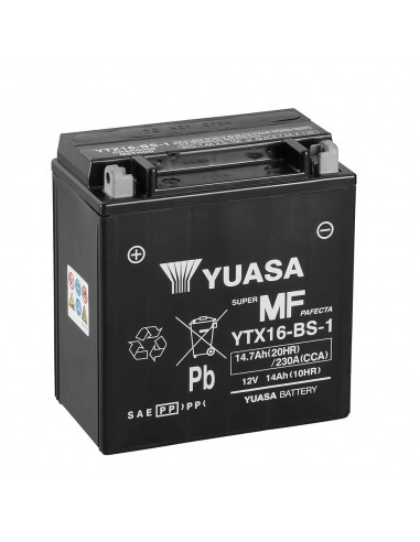 Batería Yuasa YTX16-BS-1 Combipack (con electrolito)