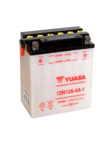 Batería Yuasa 12N12A-4A-1 Combipack (con electrolito)