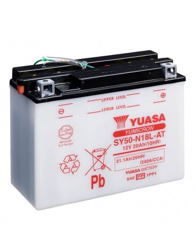 Batería Yuasa SY50-N18L-AT Combipack (con electrolito)