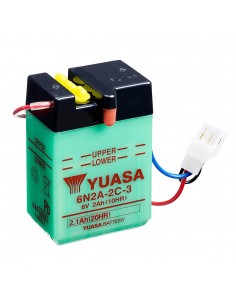 Batería Yuasa 6N2A-2C-3 Dry charged (sin electrolito)