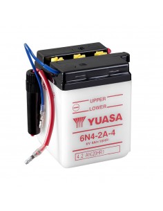 Batería Yuasa 6N2-2A-4 Dry charged (sin electrolito)