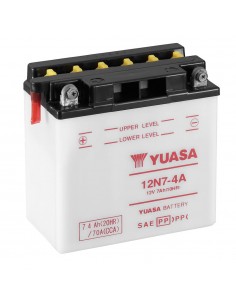 Batería Yuasa 12N7-4A Combipack (con electrolito)