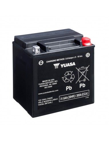 Batería Yuasa YIX30L Combipack (con electrolito)