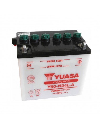 Batería Yuasa Y60-N24L-A Combipack (con electrolito)
