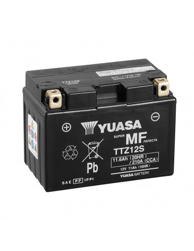 Batería Yuasa TTZ12S Combipack (con electrolito)