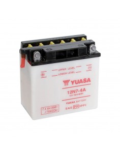 Batería Yuasa 12N7-4A Dry charged (sin electrolito)
