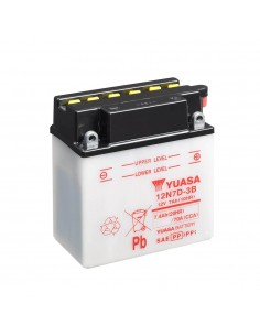 Batería Yuasa 12N7D-3B DC (sin electrolito)