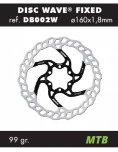 DISCO DE FRENO ONDULADO MTB D.160mm
