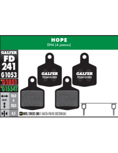 PASTILLAS DE FRENO BICICLETA  HOPE DH4