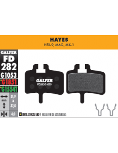 PASTILLAS DE FRENO BICICLETA  HAYES MAG-HFX-MX1
