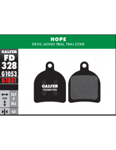 PASTILLAS DE FRENO BICICLETA  HOPE MONO TRIAL