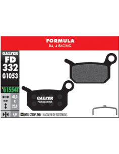 PASTILLAS DE FRENO BICICLETA  FORMULA 4 RACING B4