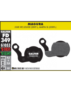 PASTILLAS DE FRENO BICICLETA  MAGURA JULIE HP LOUISE