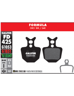 PASTILLAS DE FRENO BICICLETA  FORMULA ORO