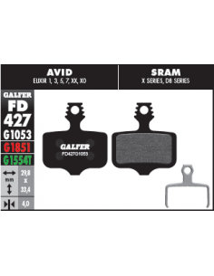 PASTILLAS DE FRENO BICICLETA  AVID ELIXIR-SRAM XX