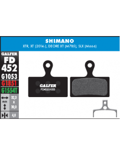PASTILLAS DE FRENO PRO SHIMANO XTR - SLX