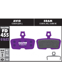 PASTILLAS DE FRENO E-BIKE AVID CODE R 11-