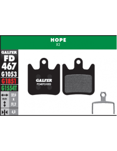 PASTILLAS DE FRENO BICICLETA  HOPE X2