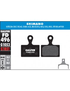 PASTILLAS DE FRENO BICICLETA  SHIMANO XTR 2019 (2P)