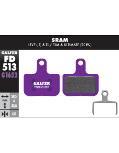 PASTILLAS DE FRENO E-BIKE SRAM LEVEL T TL