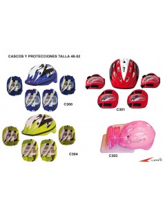 CASCO INFANTIL + PROTECCIONES