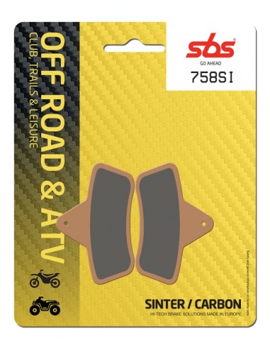 Pastilla de freno SBS P758-SI