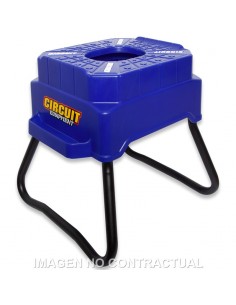 Caballete Circuit cubic H. 42 cm Azul/Blanco