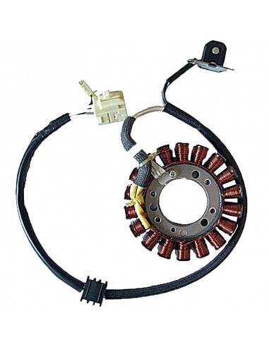 Stator Mitsubishi Trifase 18 Polos con pick-up 2 cables (Motor Yamaha 500 4T Carb)