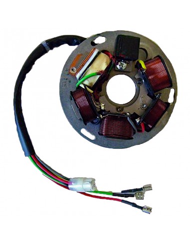 Stator SGR 6 Polos con base Piaggio SIN PICK-UP