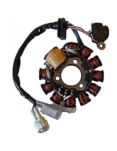 Stator SGR Trifase 11 Polos con pick-up 2 cables (Motor Yamaha 125 4T)