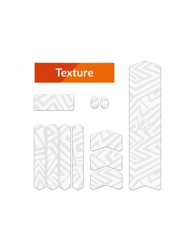 Kit adhesivos protectores cuadro ALGIS texture M LINES blanco