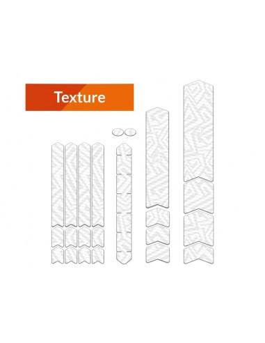 Kit adhesivos protectores cuadro ALGIS texture L LINES blanco